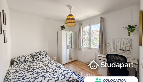 Colocation étudiante Studio &agrave; Villeurbanne (69100)