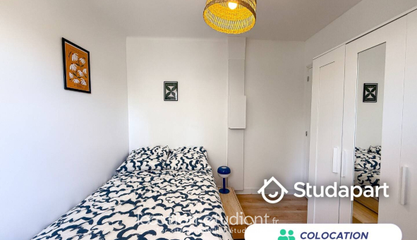 Colocation étudiante Studio &agrave; Villeurbanne (69100)