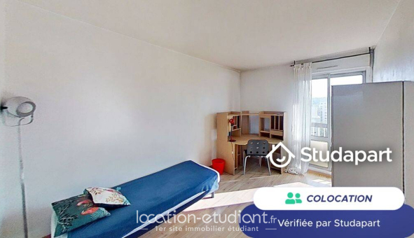 Colocation étudiante Studio &agrave; Villeurbanne (69100)