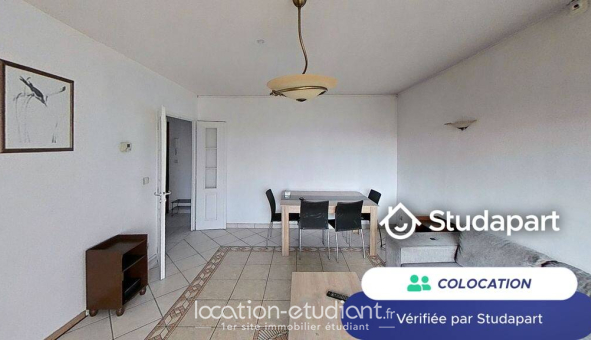 Colocation étudiante Studio &agrave; Villeurbanne (69100)