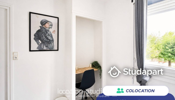 Colocation étudiante T4 &agrave; Villeurbanne (69100)