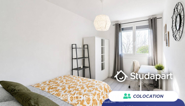 Colocation étudiante T4 &agrave; Villeurbanne (69100)