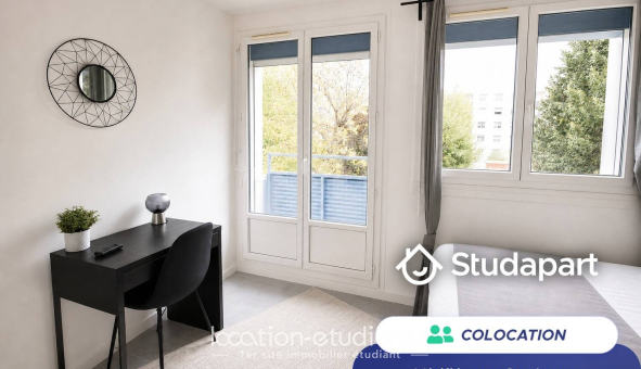 Colocation étudiante T4 &agrave; Villeurbanne (69100)