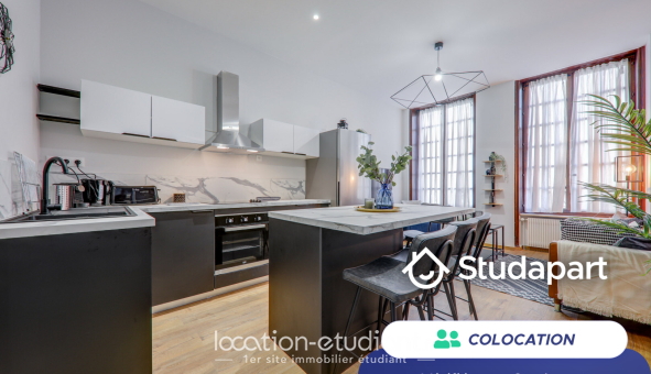 Colocation étudiante Duplex &agrave; Villeurbanne (69100)