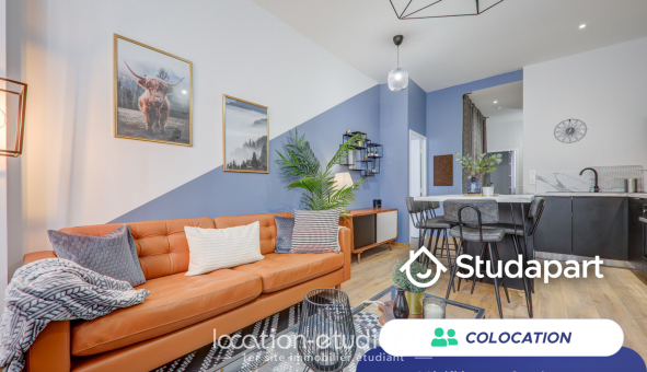 Colocation étudiante Duplex &agrave; Villeurbanne (69100)