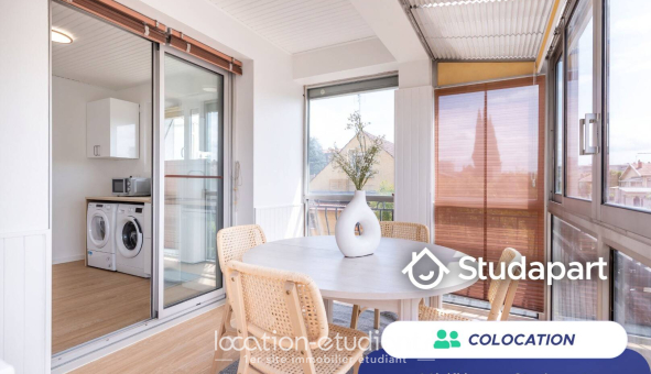 Colocation étudiante Studio &agrave; Villeurbanne (69100)