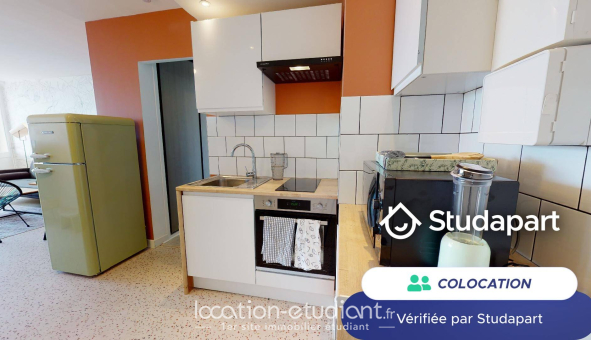 Colocation étudiante Studio &agrave; Villeurbanne (69100)