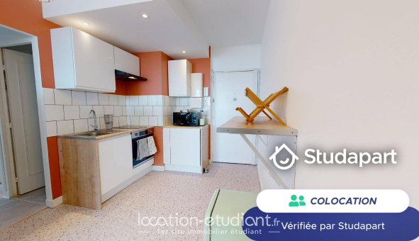 Colocation étudiante Studio &agrave; Villeurbanne (69100)