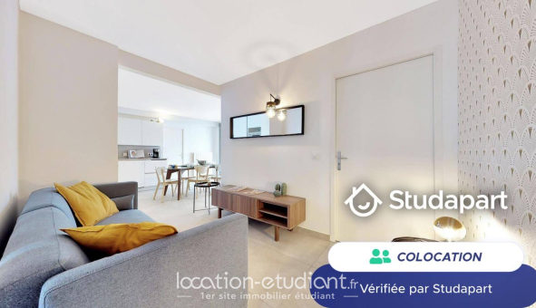 Colocation étudiante T5 &agrave; Villeurbanne (69100)