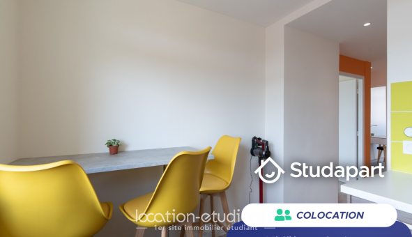 Colocation étudiante T3 &agrave; Villeurbanne (69100)