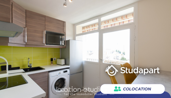 Colocation étudiante T3 &agrave; Villeurbanne (69100)