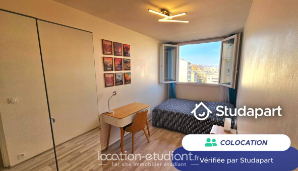 Colocation étudiante T3 &agrave; Villeurbanne (69100)