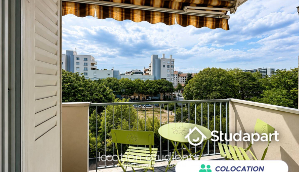 Colocation étudiante T5 &agrave; Villeurbanne (69100)