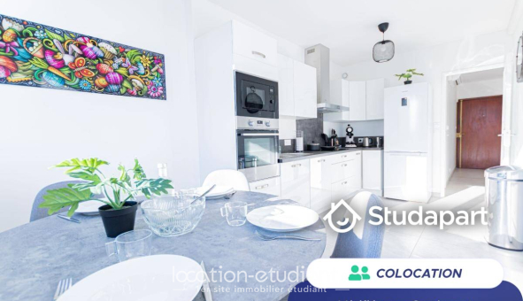Colocation étudiante T4 &agrave; Villeurbanne (69100)