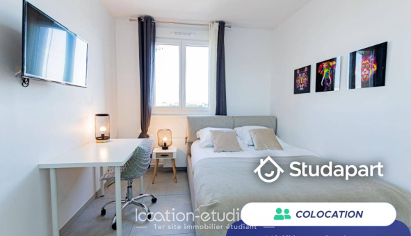 Colocation étudiante T4 &agrave; Villeurbanne (69100)