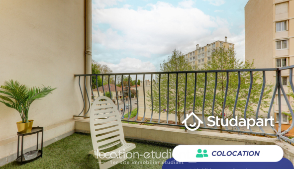 Colocation étudiante T3 &agrave; Villeurbanne (69100)