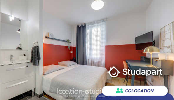 Colocation étudiante T3 &agrave; Villeurbanne (69100)