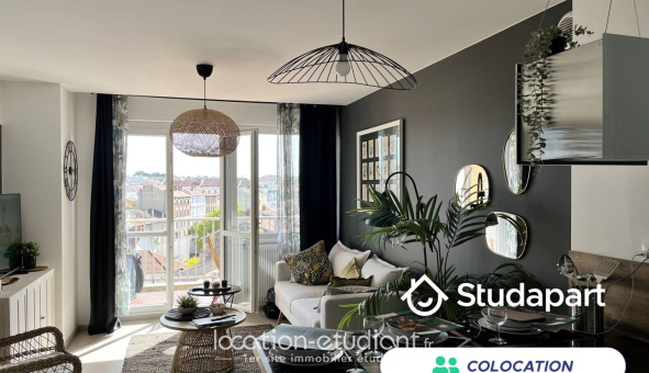 Colocation étudiante T4 &agrave; Villeurbanne (69100)