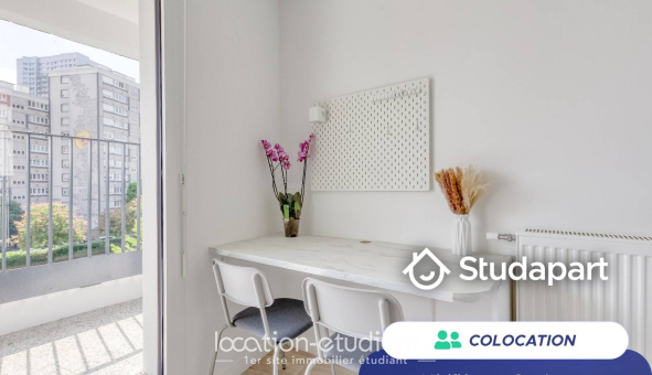 Colocation étudiante Studio &agrave; Vitry sur Seine (94400)
