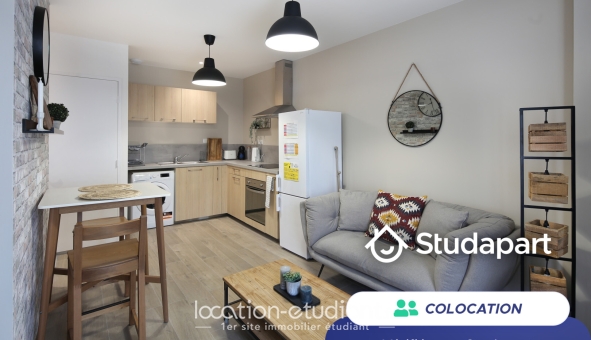 Colocation tudiante T2 à Villeurbanne (69100)