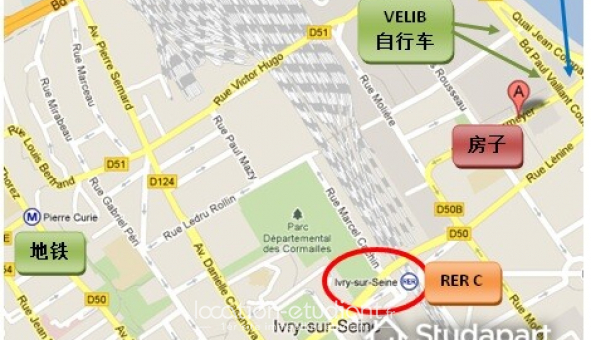 Colocation tudiante T3 à Ivry sur Seine (94200)