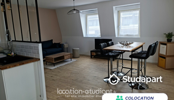 Colocation étudiante T3 à Rouen (76100)