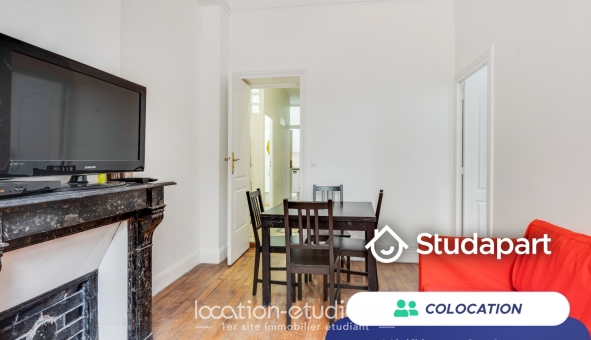 Colocation étudiante T4 à Paris 19ème arrondissement (75019)