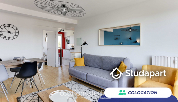Colocation tudiante T4 à Rennes (35000)