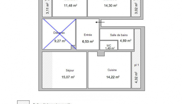 Colocation tudiante T4 à Thonon les Bains (74200)