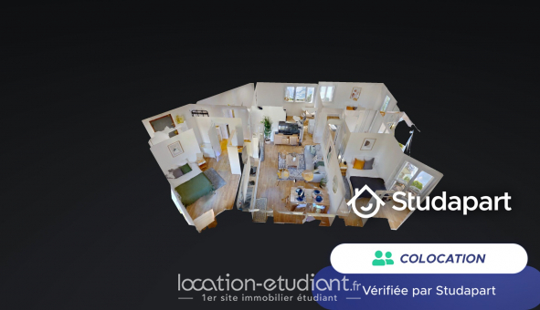 Colocation étudiante T5 à Créteil (94000)